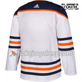 Dětské Hokejový Dres Edmonton Oilers Blank Adidas Bílá Authentic